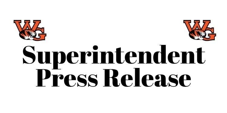 Superintendent Press Release